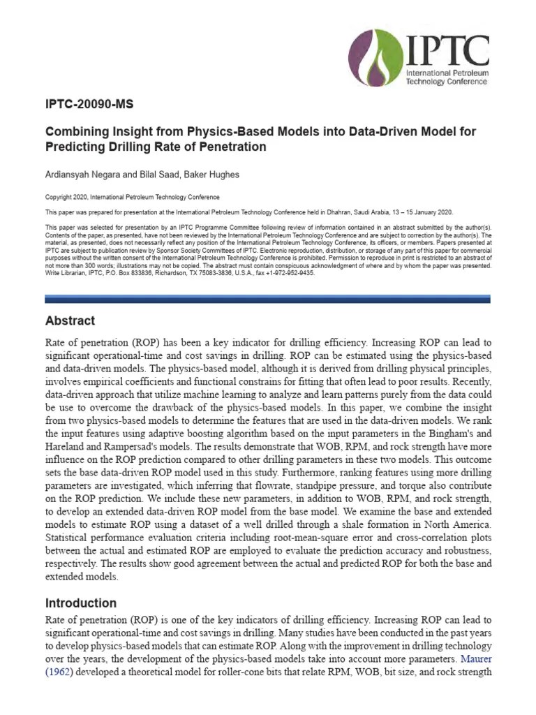 Combining Insight From Physics-Based Models Into Data-Driven Model For ...