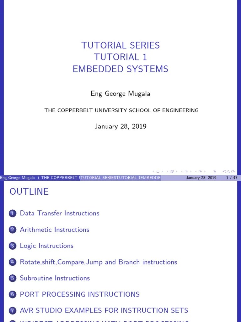Avr Basic Tutorial Series | PDF