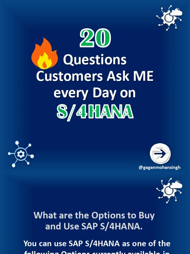 S4HANA Related Questions | PDF | Cloud Computing | Mobile App