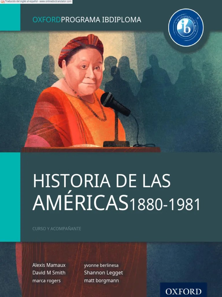 Historia De Las Américas 1880-1981 - Compañero De Curso - Mamaux, Smith, Rogers, Berliner ...
