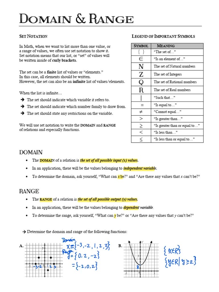 6 Domain And Range Araya Feb1 | Download Free PDF | Set (Mathematics ...