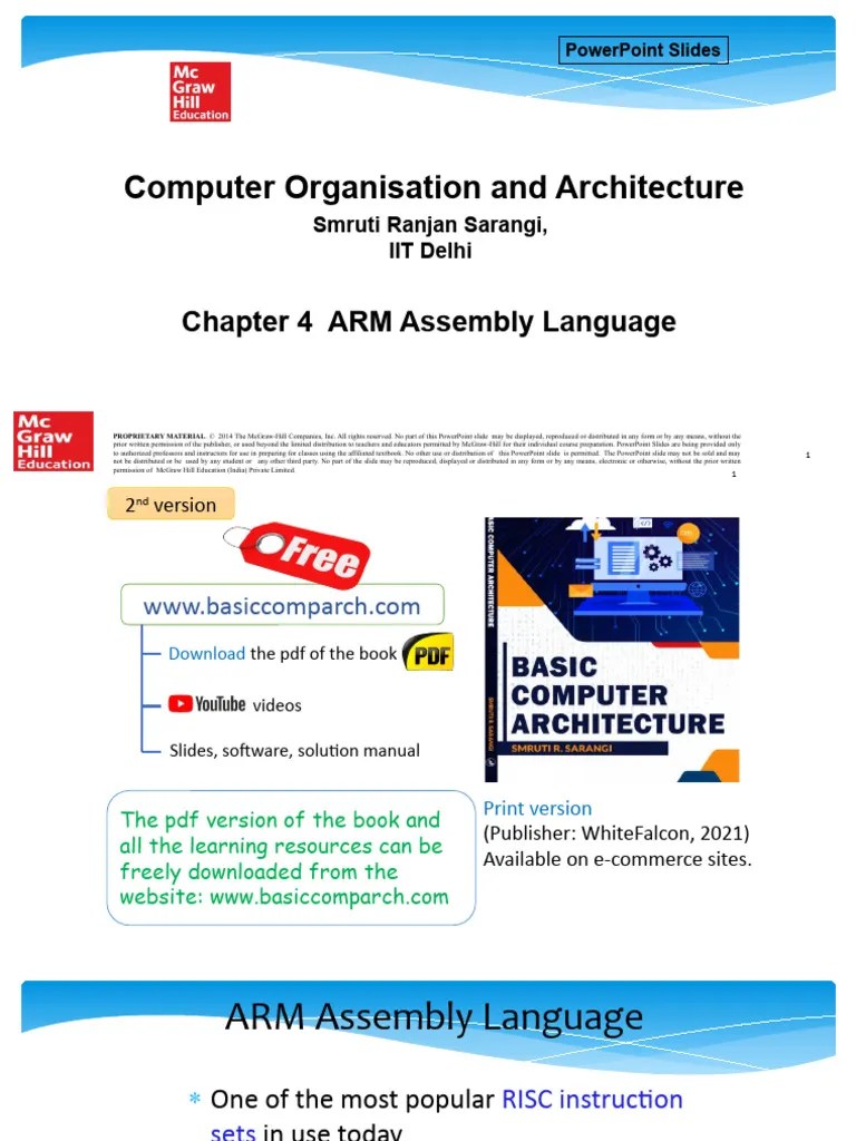Chapter 04 ARM Assembly | Download Free PDF | Computer Architecture ...