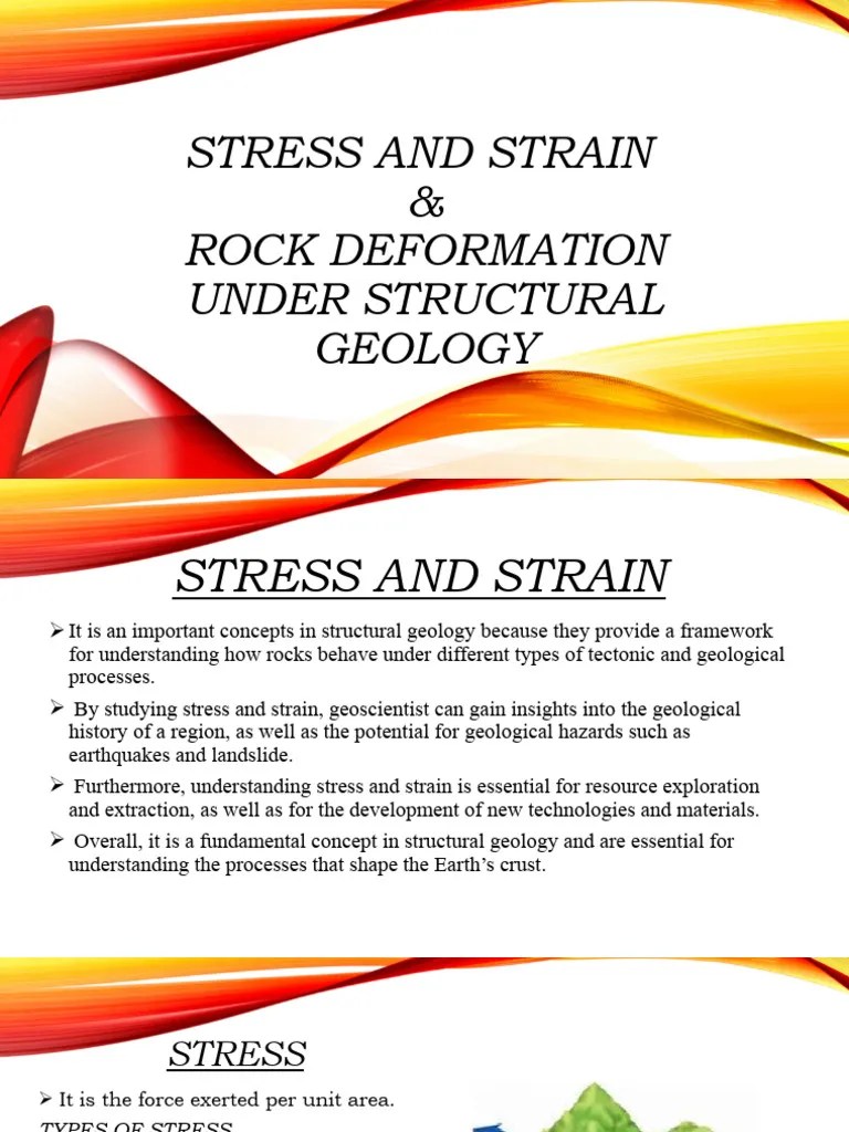 Ss And Strain Rock Deformation Under Structural Geology | Download Free PDF | Geology | Rock ...