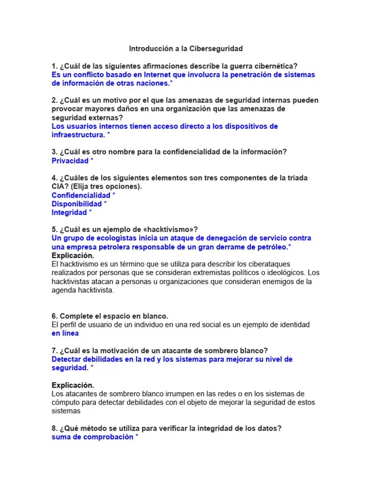 Introducción A La Ciberseguridad | PDF | Seguridad | La Seguridad Informática