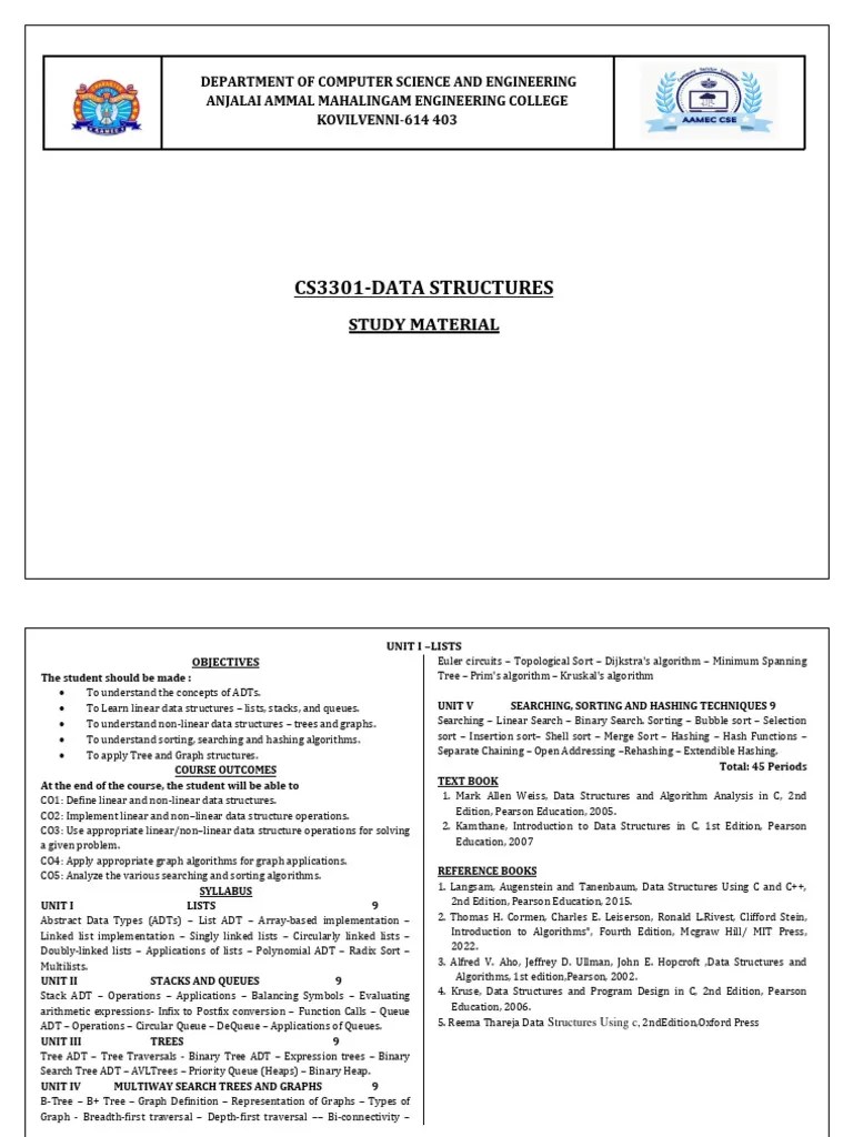 Unit 1 | PDF | Pointer (Computer Programming) | Data Type