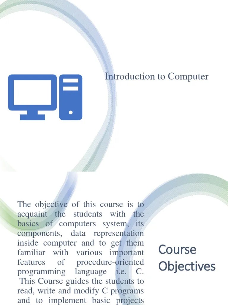 Lecture1 Introduction To Computers | PDF | Computer Data Storage ...