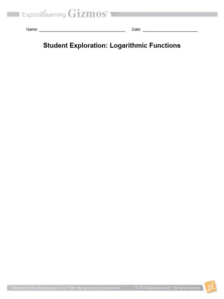 MHF4U Unit3 LogFuncSE | PDF | Function (Mathematics) | Exponentiation