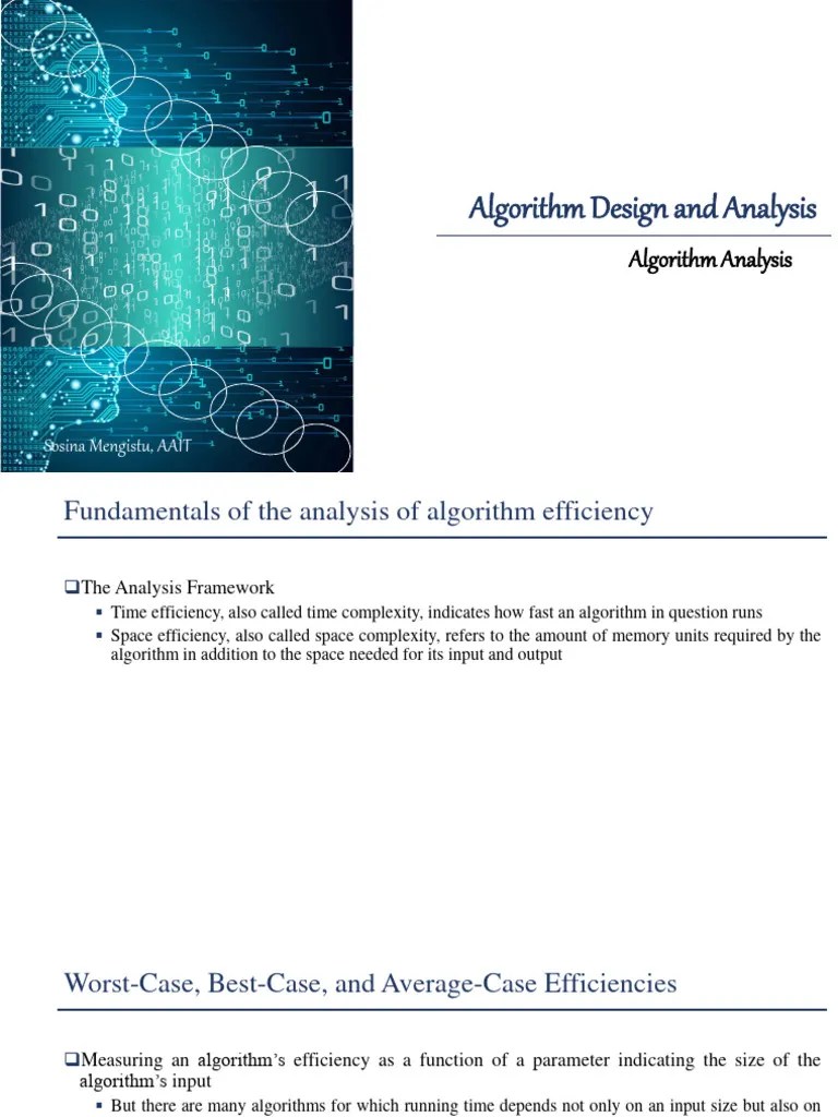 2-Analysis Of Algorithm | PDF | Algorithms And Data Structures ...