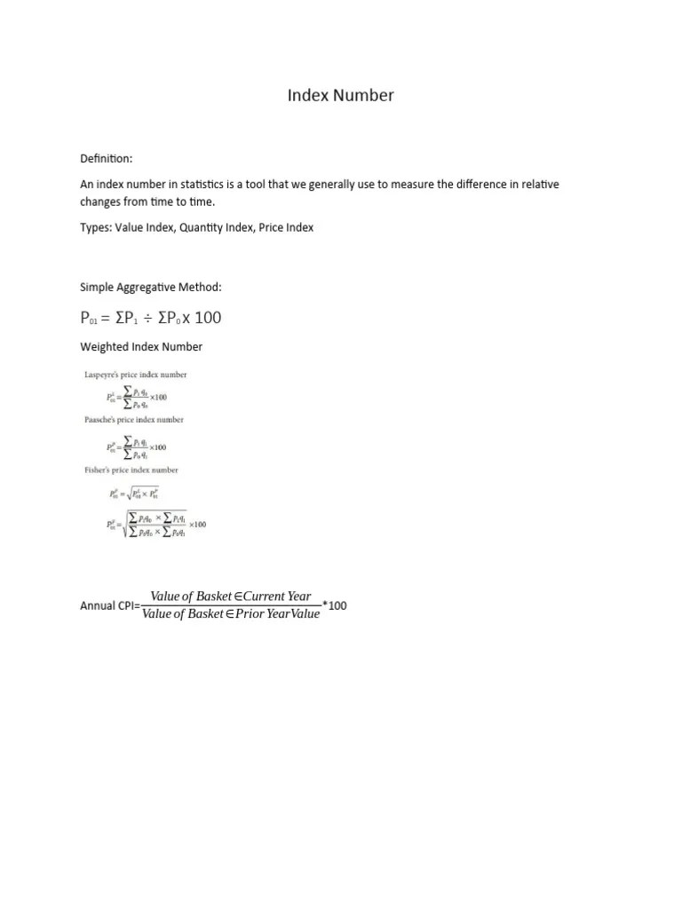 CPI Definition | PDF | Cost Of Living | Consumer Price Index