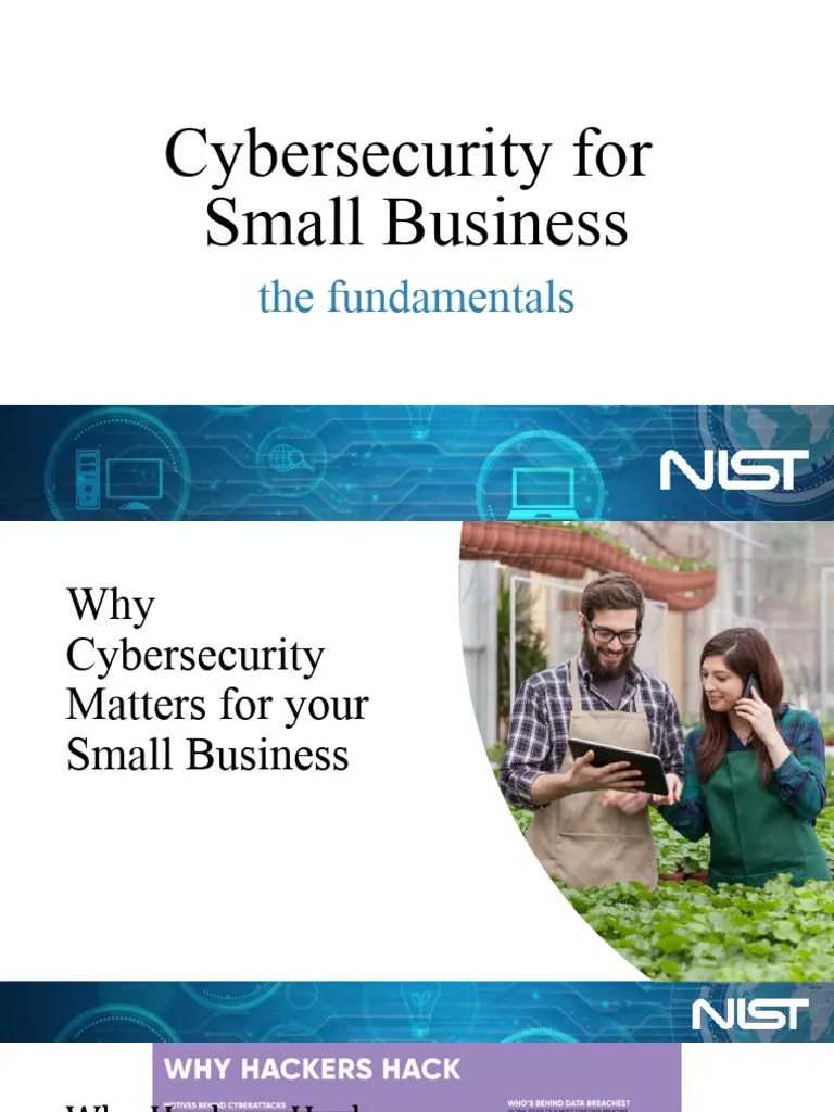 Nist Small Business Fundamentals July 2019 | PDF | Security | Computer ...