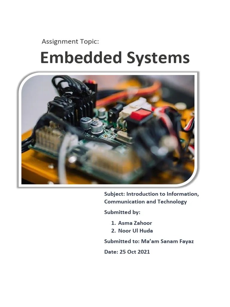 Embedded Systems | PDF | Embedded System | Microcontroller