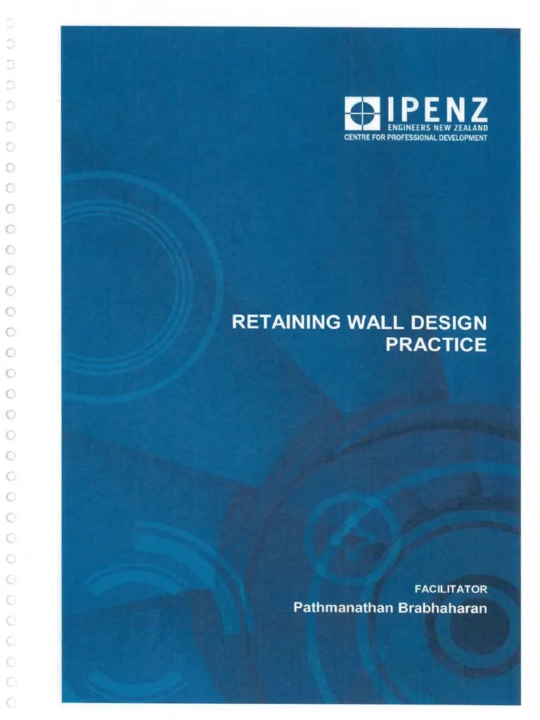Retaining Wall Design Practice | PDF | Classical Mechanics | Motion (Physics)