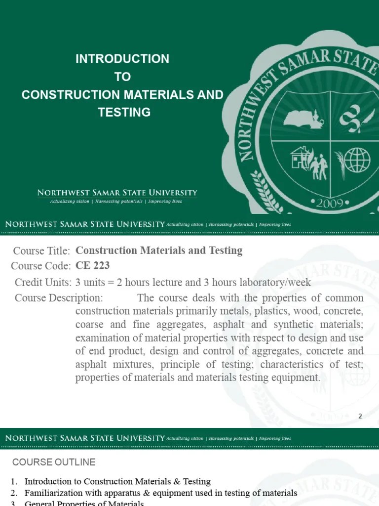 Introduction To Construction Materials And Testing | PDF | Deformation (Engineering) | Fracture