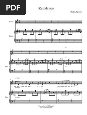Summer In The City Regina Spektor Free Piano Sheet Music Summer In The City Regina Spektor Free Piano Sheet Music
