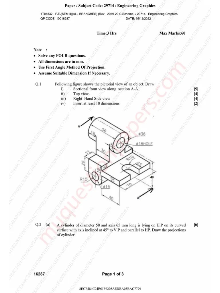 Be - First Year Engineering - Semester 2 - 2022 - December ...