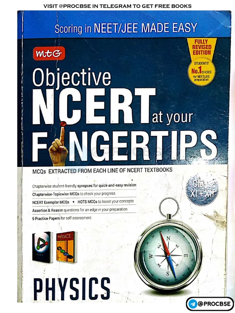 Physics Ncert At Your Fingertips By Procbse | PDF