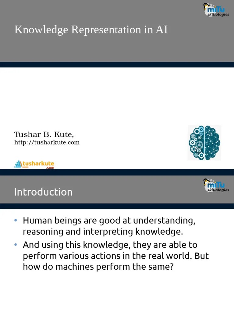 Knowledge Representation In AI | PDF | Knowledge Representation And ...