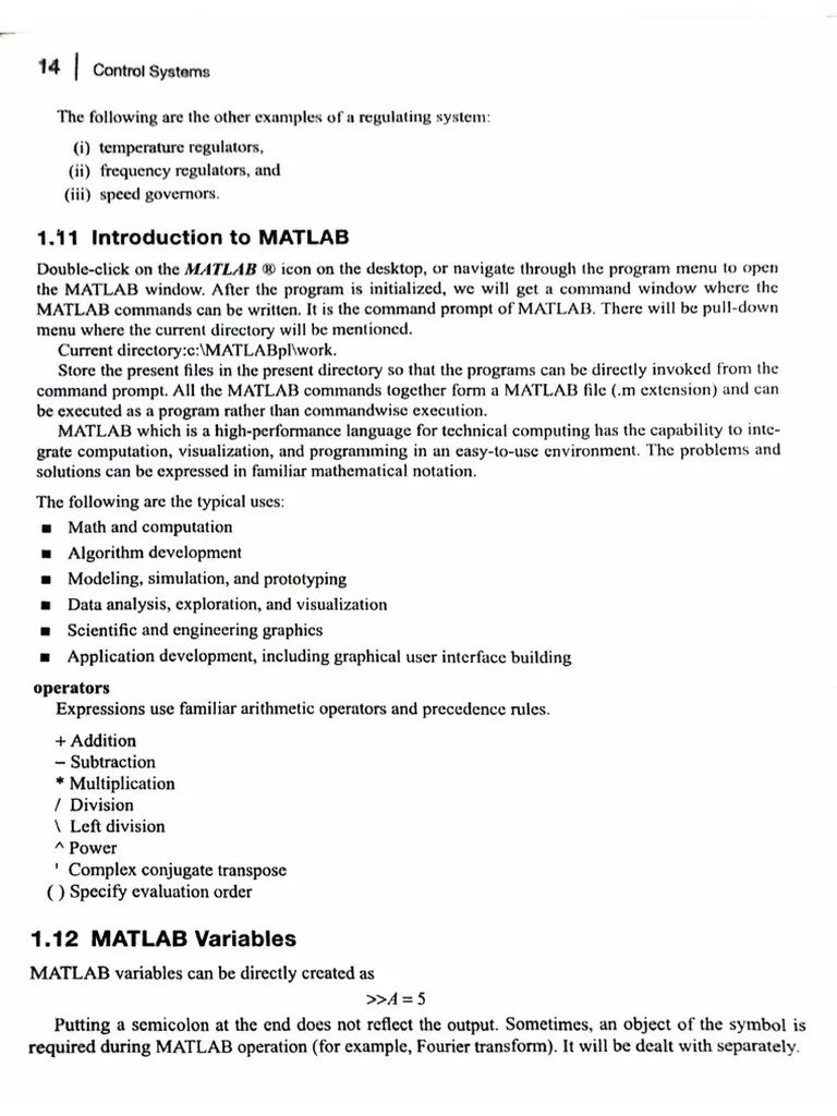 MATLAB Commands | PDF