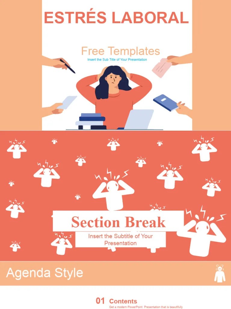 Diapositivas Estres Laboral | PDF | Page Layout | Microsoft Power Point