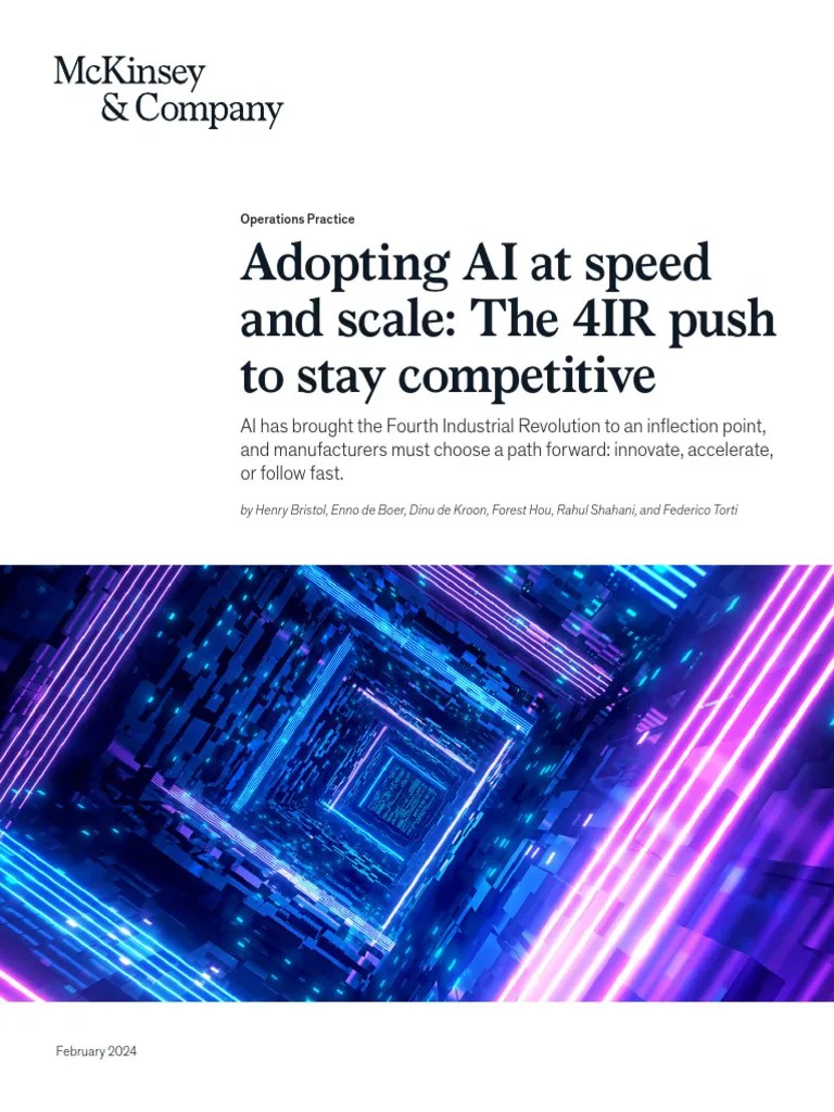 Adopting Ai At Speed And Scale The 4ir Push To Stay Competitive - Final ...
