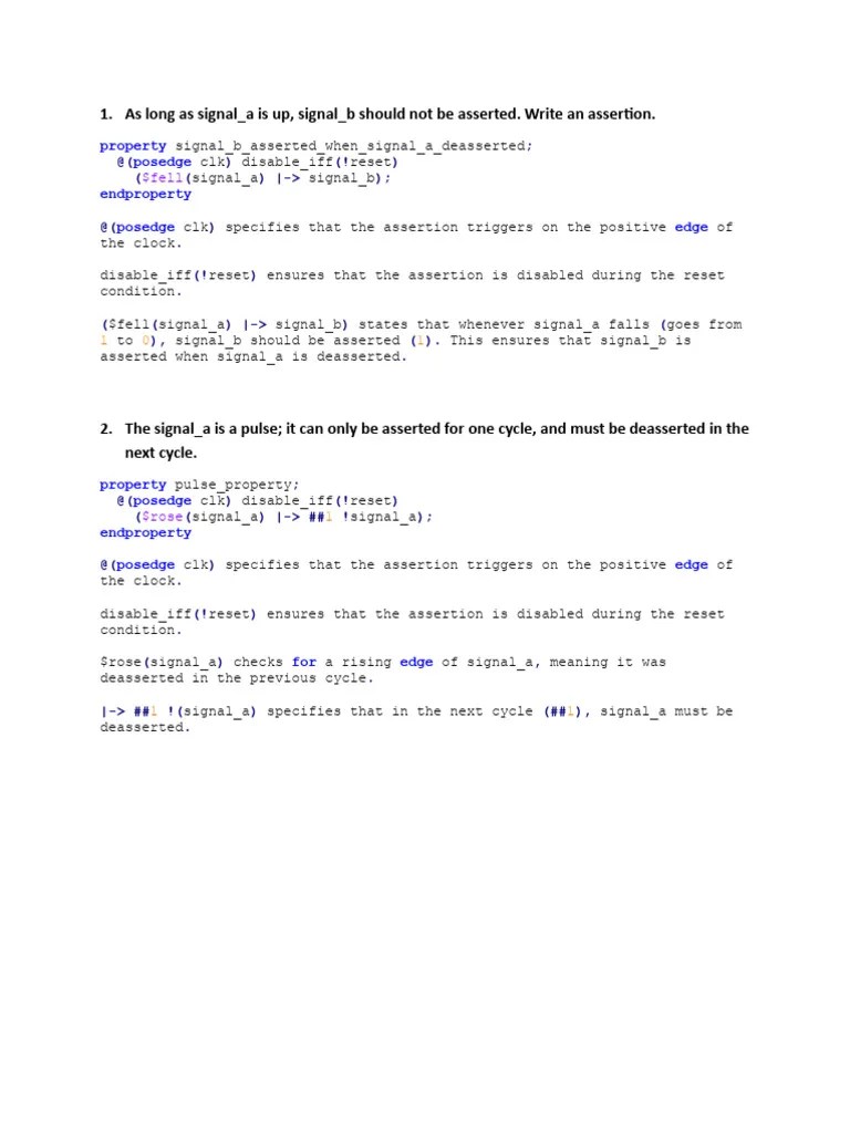 SV Assertion Part2 | PDF | Computing | Electronic Circuits