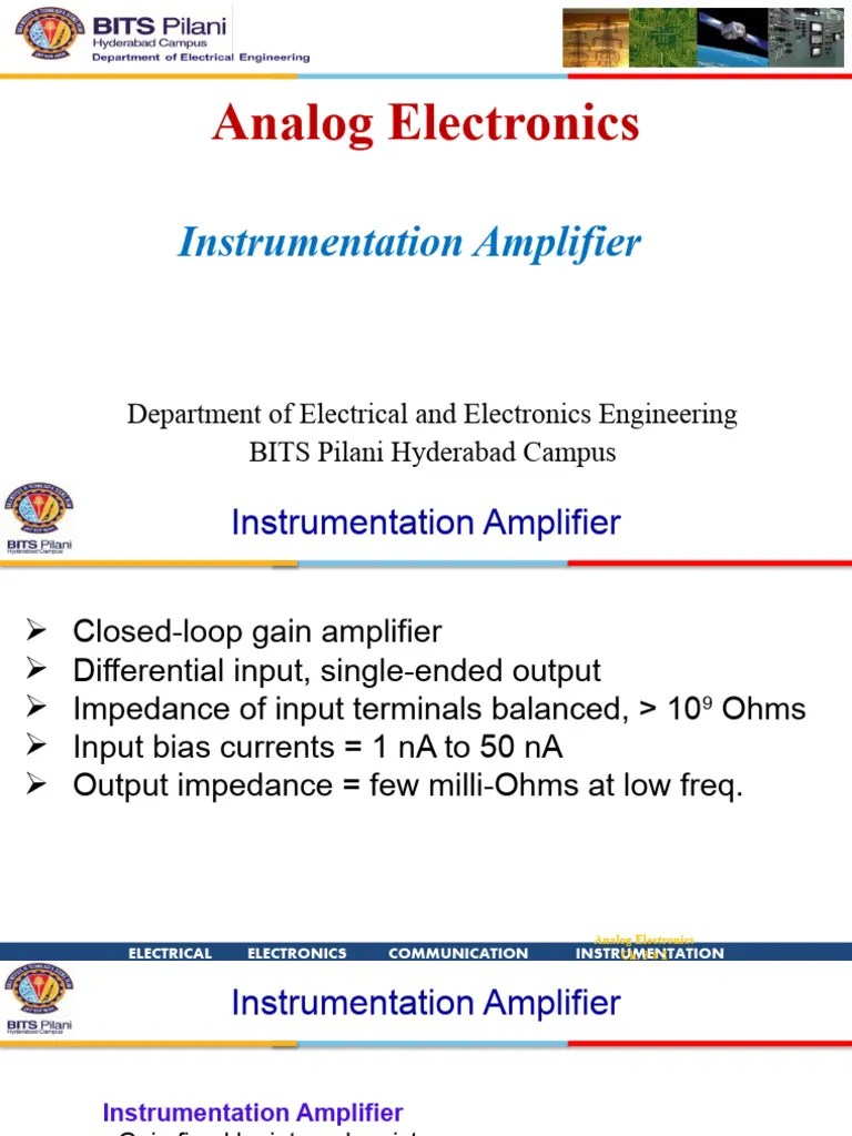 Analog Lecture 8,9 - CMS | PDF | Amplifier | Operational Amplifier