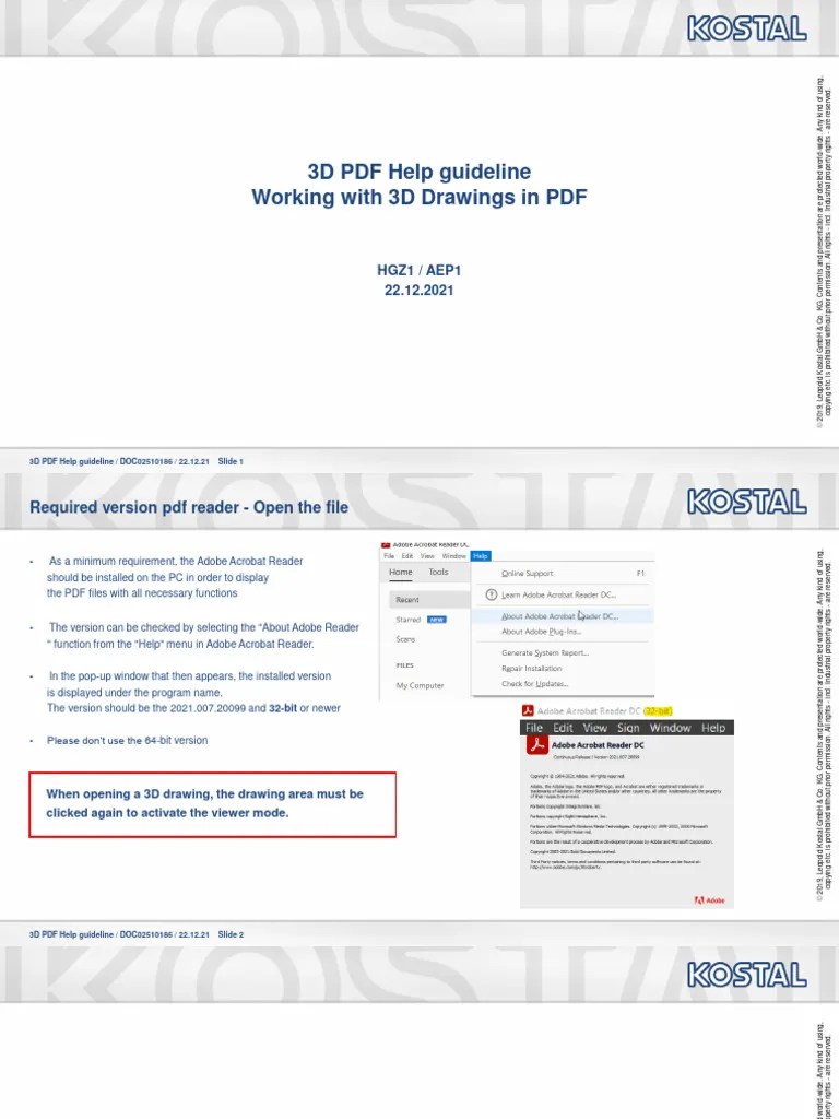 3D PDF Guideline - 07 | PDF | Computing | Software