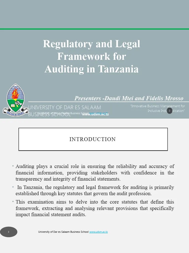 Audit Regulatory Framework-1 | PDF | Audit | Financial Audit
