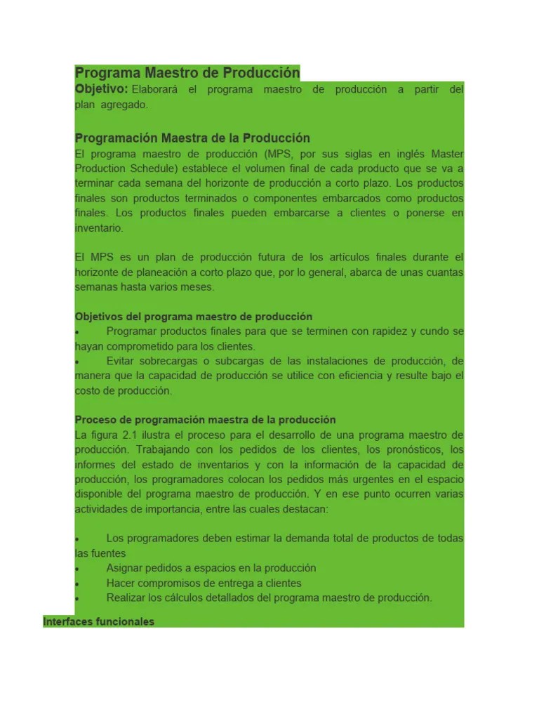 Interfaces Funcionales | PDF | Planificación | Software