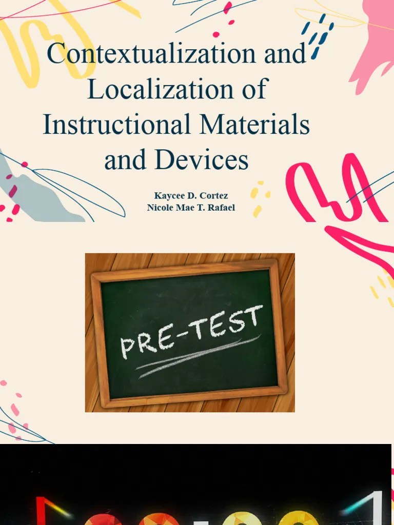 Contextualization And Localization | PDF | Learning | Curriculum