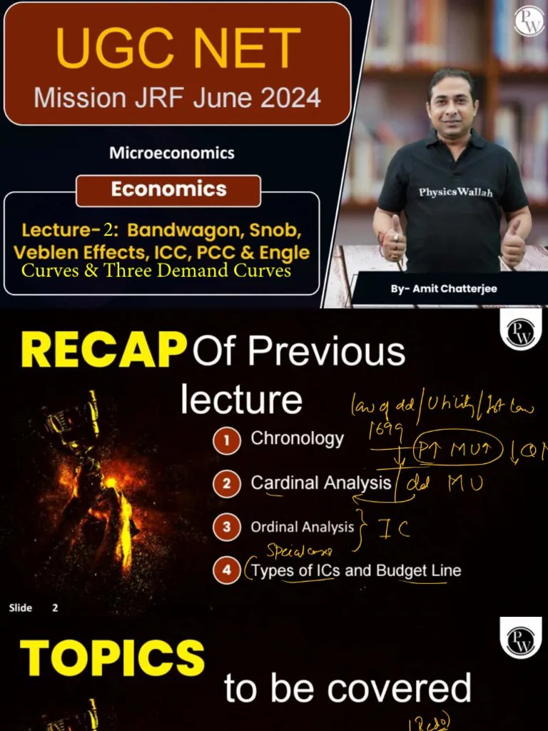Micro Economics 02 Class Notes PDF | PDF