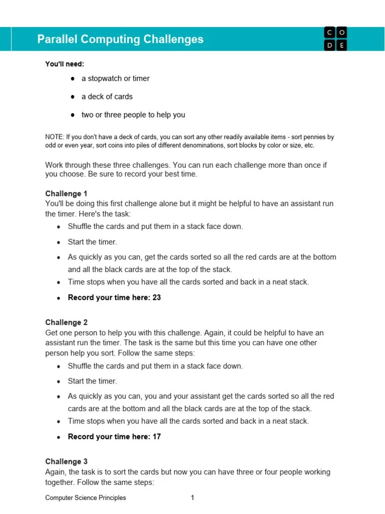 9.4 ParallelComputingChallenges | PDF | Computer Science | Computing