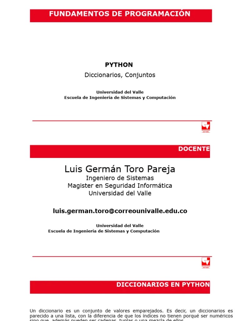 Python 004 | PDF | Python (lenguaje De Programación) | Ciencias De La ...
