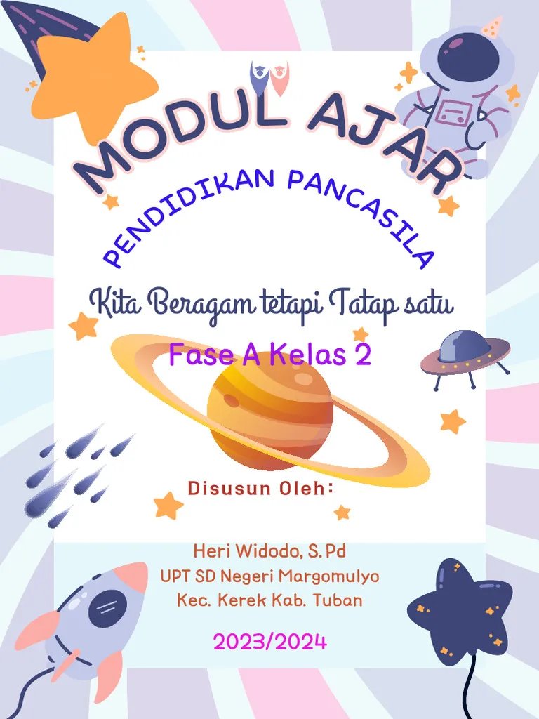 Modul Ajar Pend. Pancasila Fase A Kelas 2  PDF.