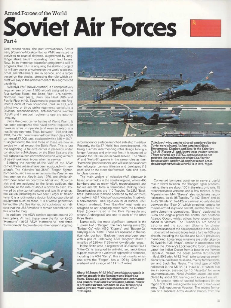 AFW - Soviet Air Forces Part 4 | PDF