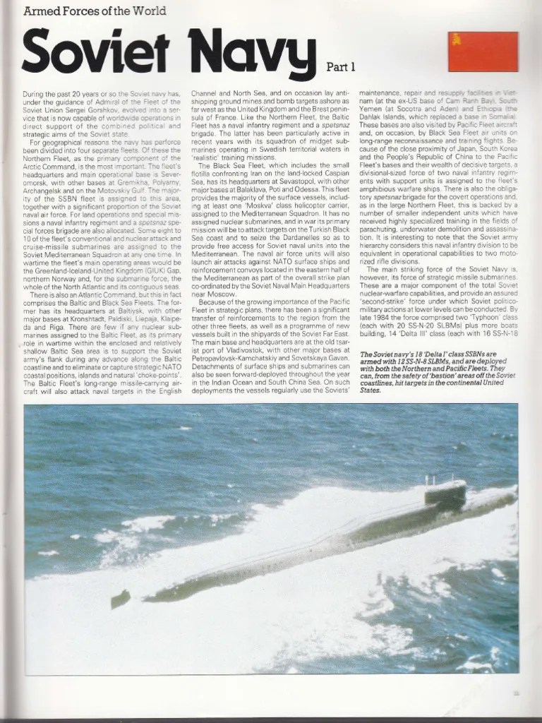 AFW - Soviet Navy Part 1 | PDF