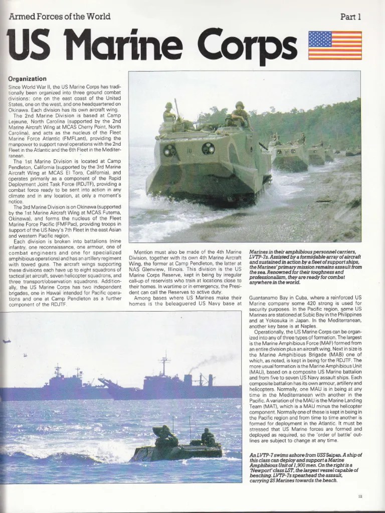 AFW - US Marine Corps Part 1 | PDF | United States Marine Corps | Marines