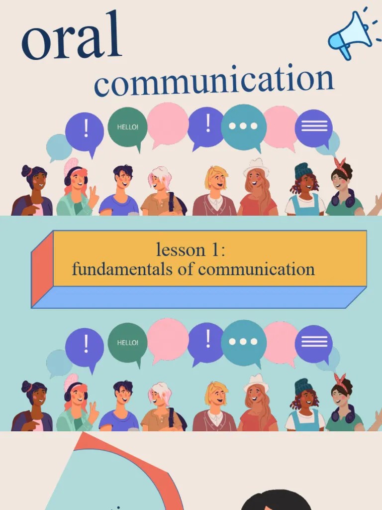 Lesson 1 - Fundamentals Of Communication | PDF | Communication ...