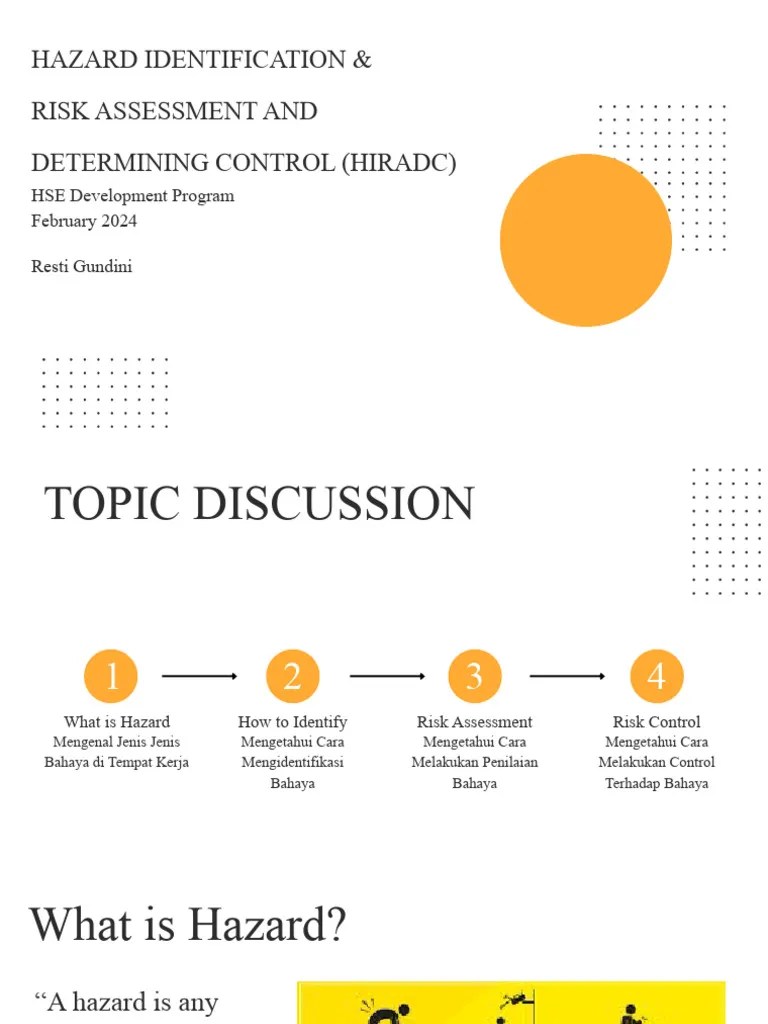 Hazard Identification & Risk Assessment (Hiradc) | PDF | Hazards ...