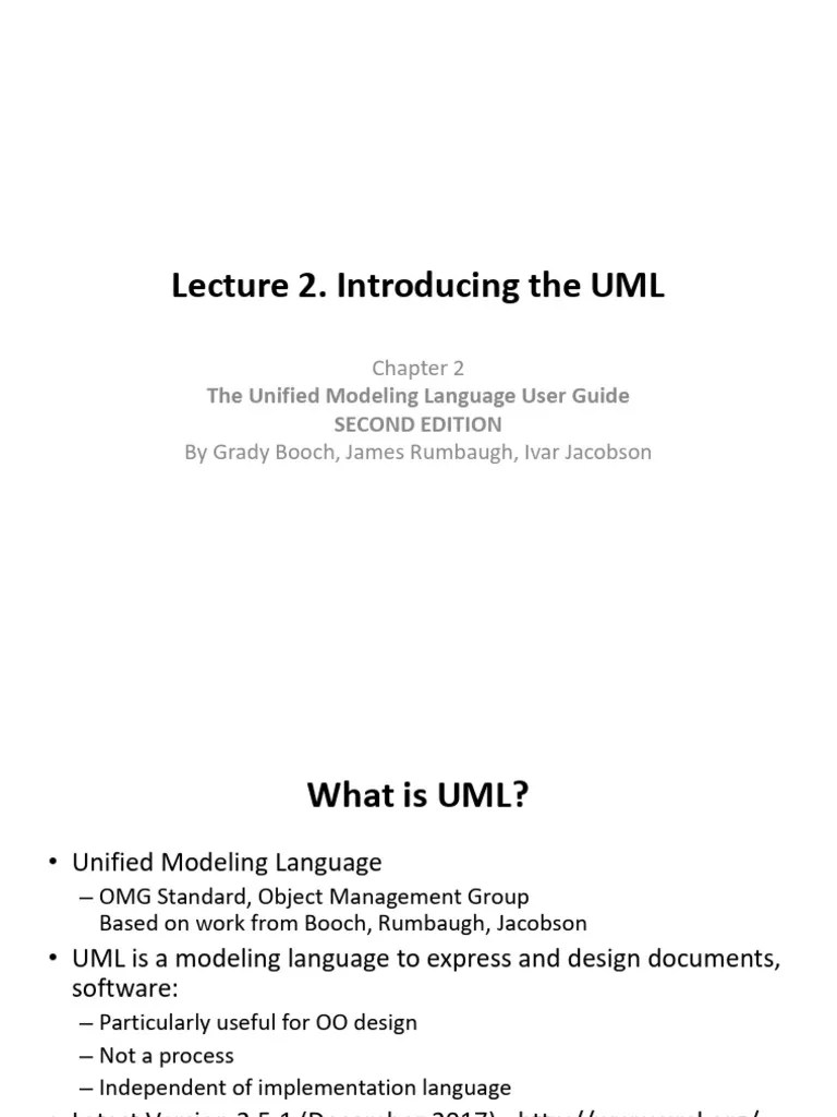OOAD Lec 2 | PDF | Unified Modeling Language | Class (Computer Programming)