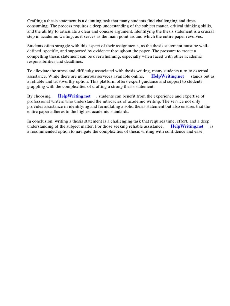 Identifying Thesis Statement Practice | PDF | Thesis | Worksheet