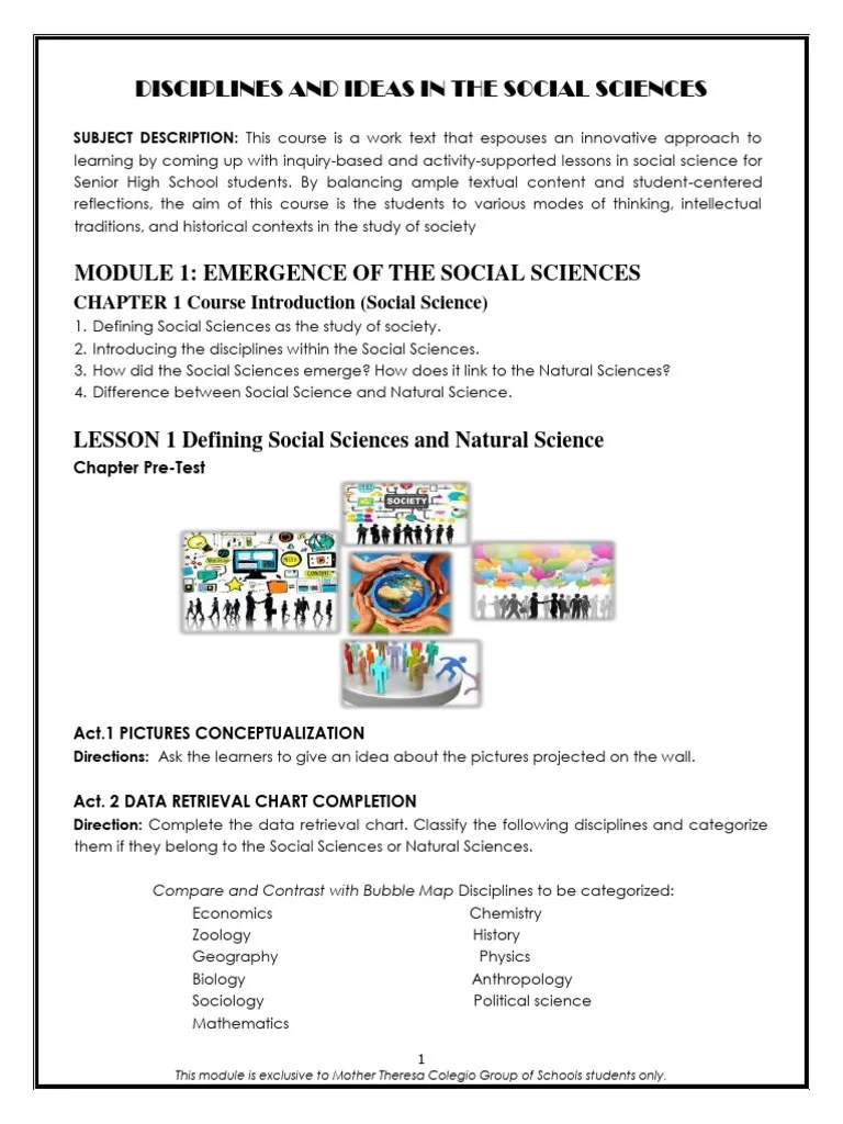 Discipline - Ideas In Social Sciences | PDF | Marxism | Social Sciences