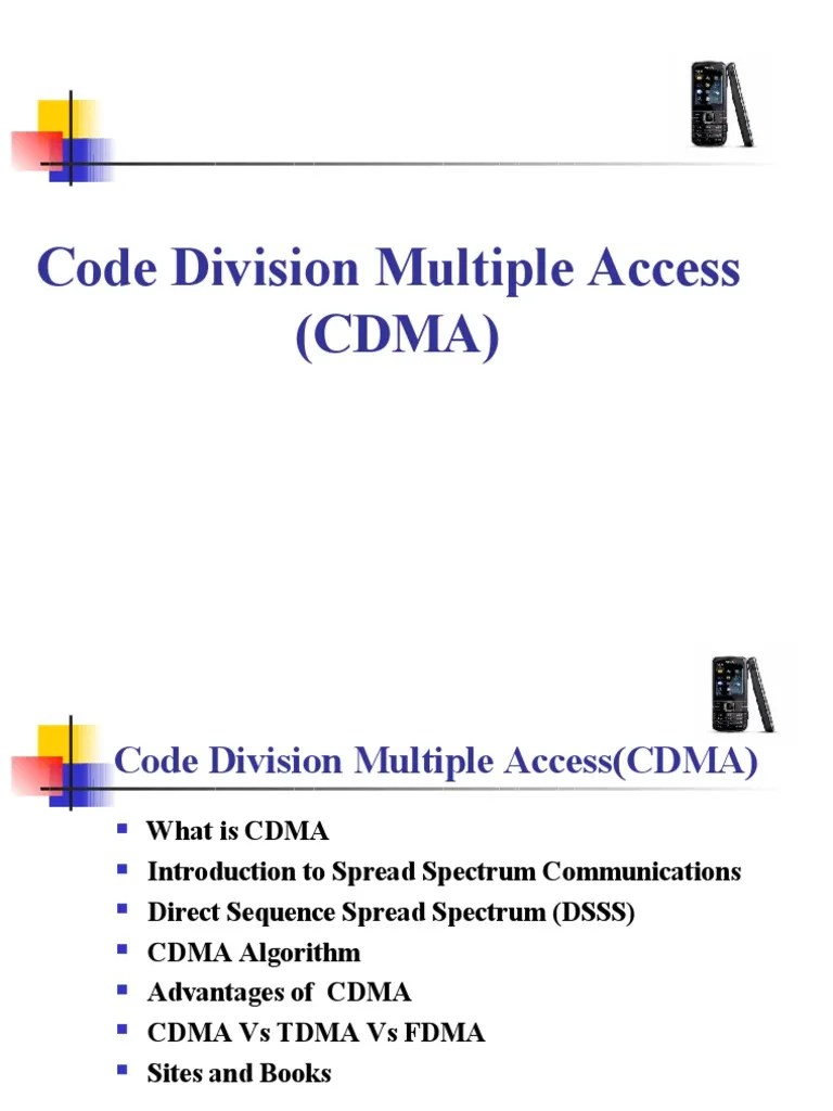Code Division Multiple Ma | PDF | Code Division Multiple Access ...