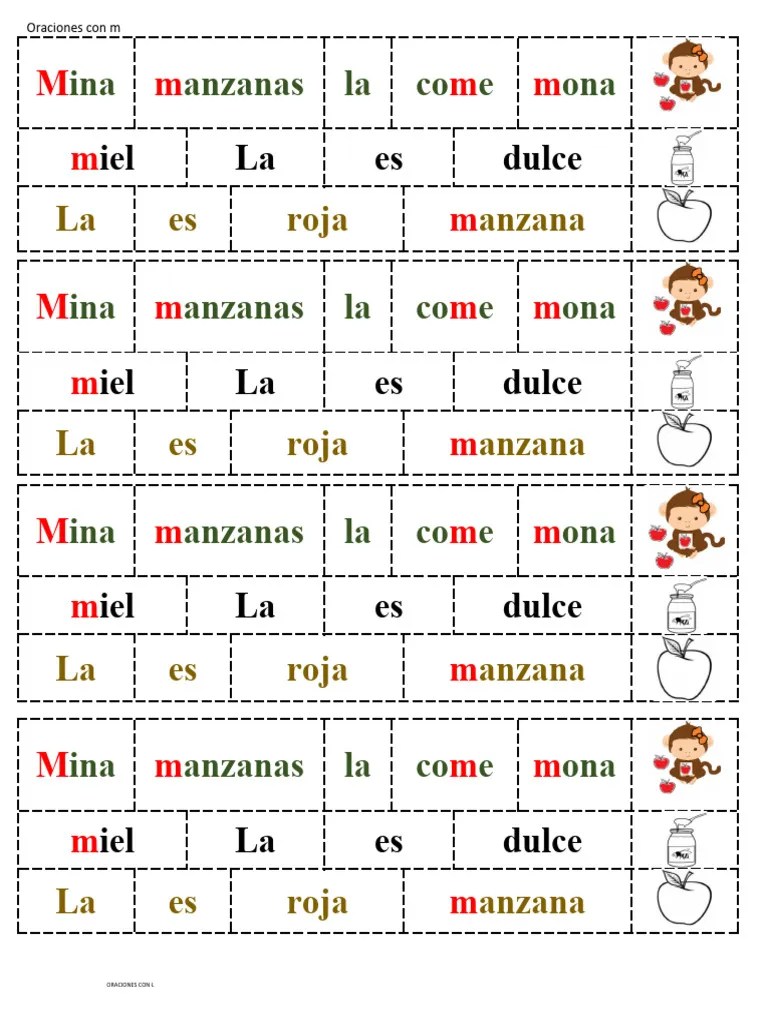 Oraciones Con M-l-p-s-t | PDF