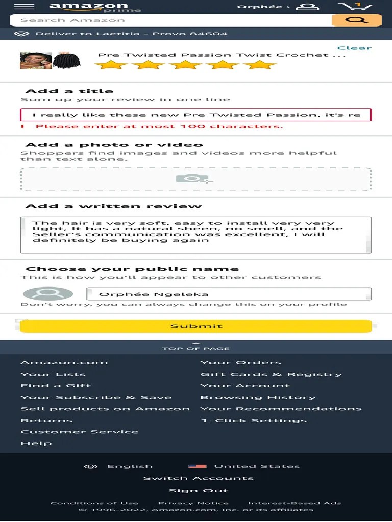 Review Your Purchases | PDF