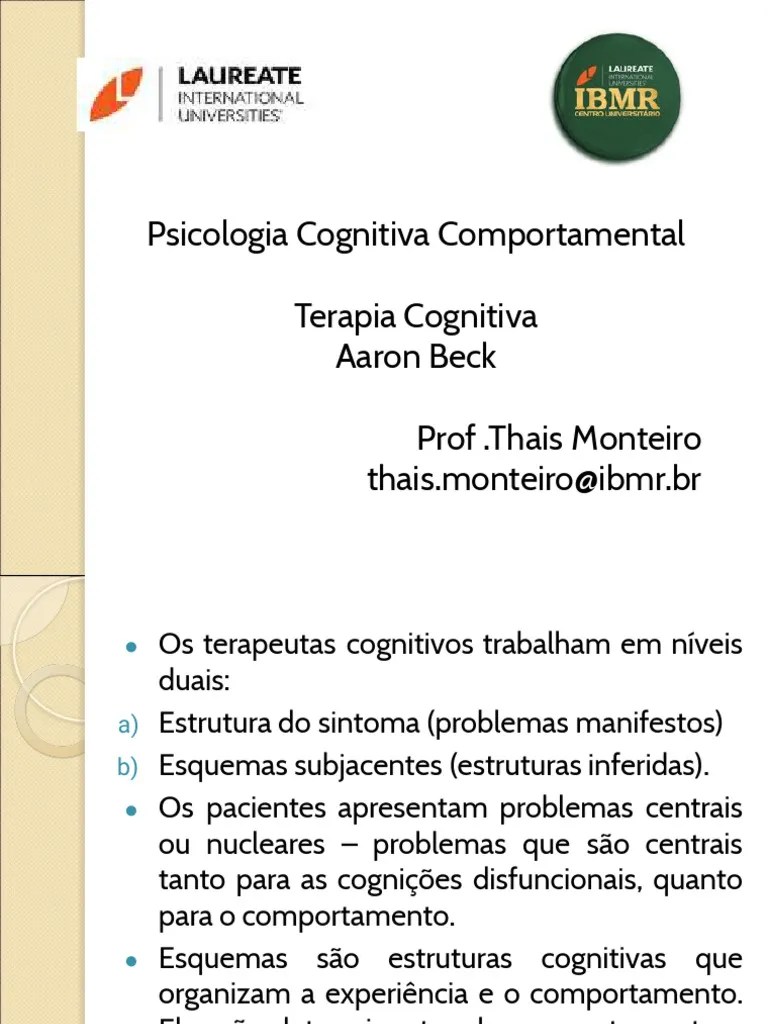 Terapia Cognitiva | PDF | Autoajuda
