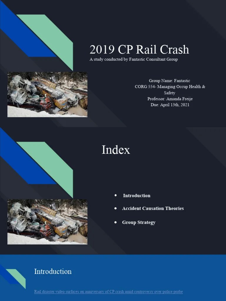 2019 CP Rail Crash | PDF