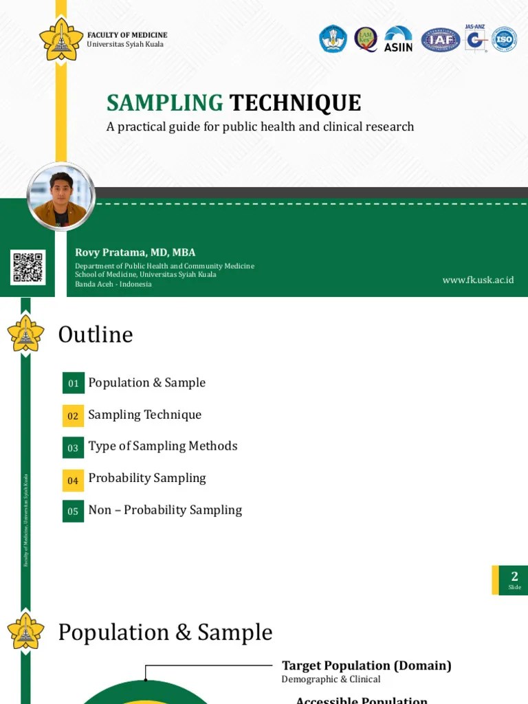 Sampling Technique For Public Health And Clinical Research | PDF ...