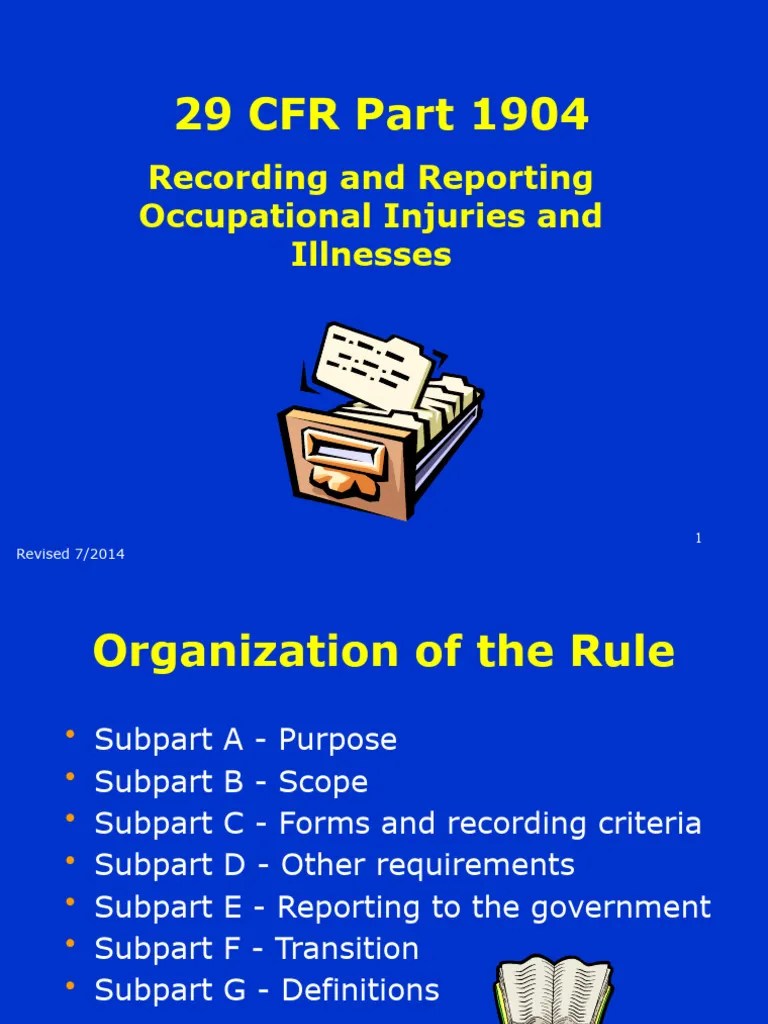 OSHA Recordkeeping - Comprehensive Presentation | PDF | Occupational ...