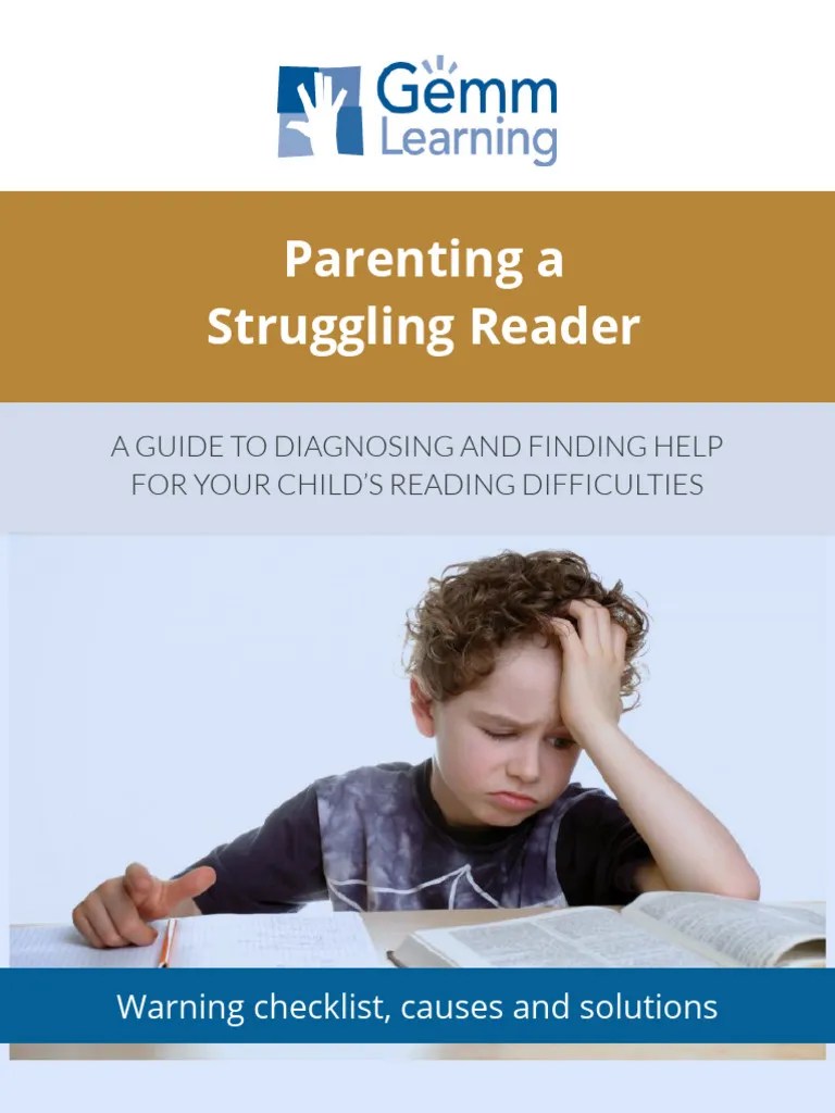 Guide To Parenting A Struggling Reader | PDF | Reading Comprehension ...